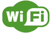 Er is gratis wifi beschikbaar